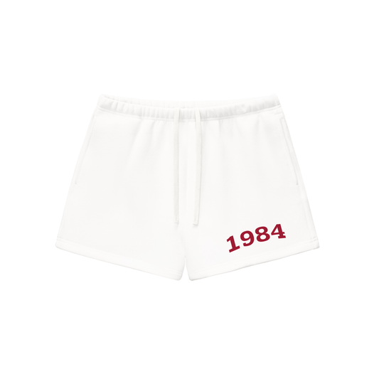 Maroon Phi Sigma Rho Fleece Drawstring Shorts - Ivy Society