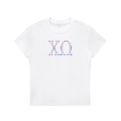 Chi Omega Pretty Tee - Ivy Society