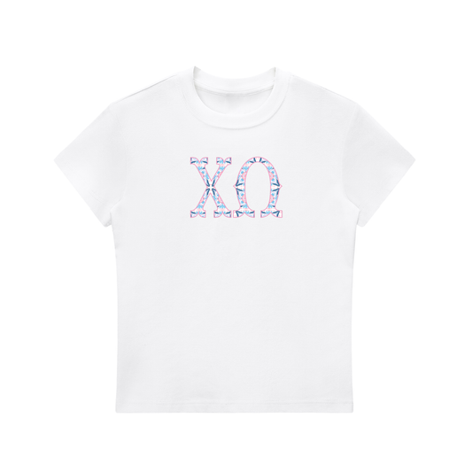 Chi Omega Pretty Tee - Ivy Society