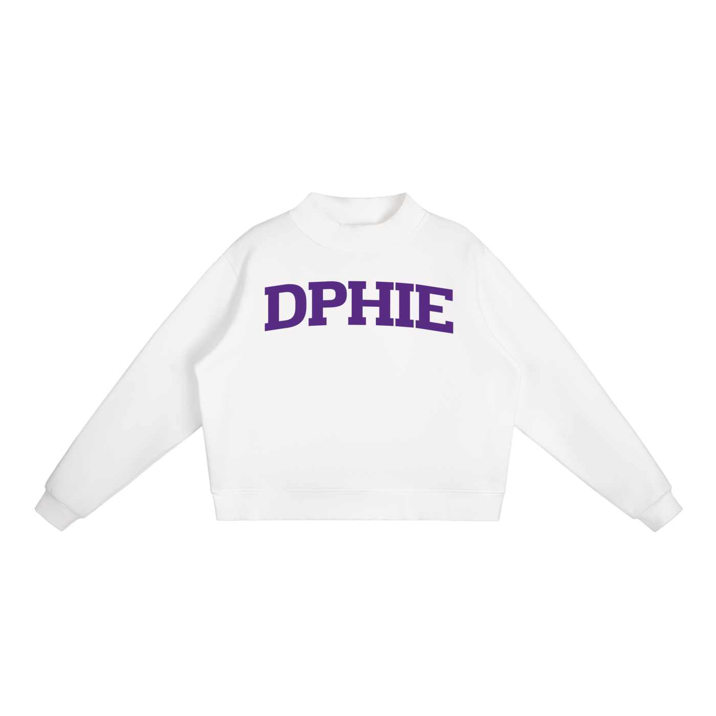 Delta Phi Epsilon Purple Mock Neck - Ivy Society
