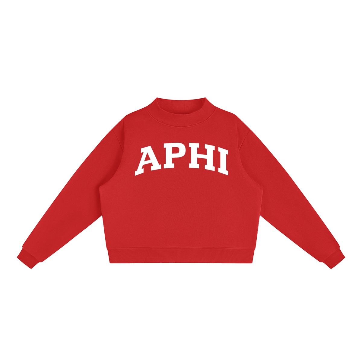Alpha Phi Mock Neck Sweatshirt