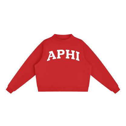 Alpha Phi Mock Neck Sweatshirt
