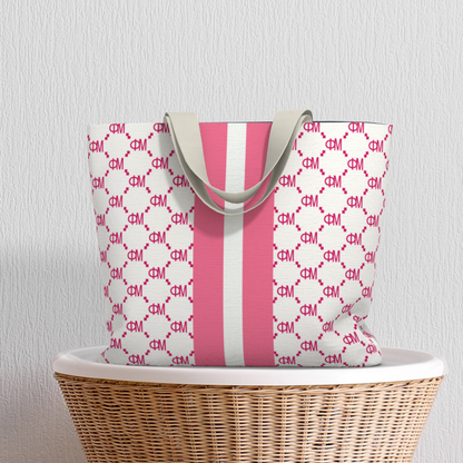 Phi Mu Print Tote Bag