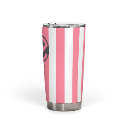 Delta Zeta Personalized Stripe Tumbler - Ivy Society