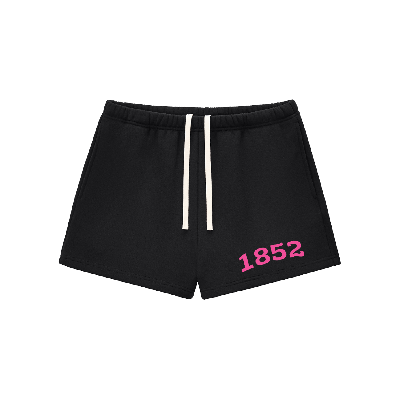 Pink Phi Mu Fleece Drawstring Shorts - Ivy Society
