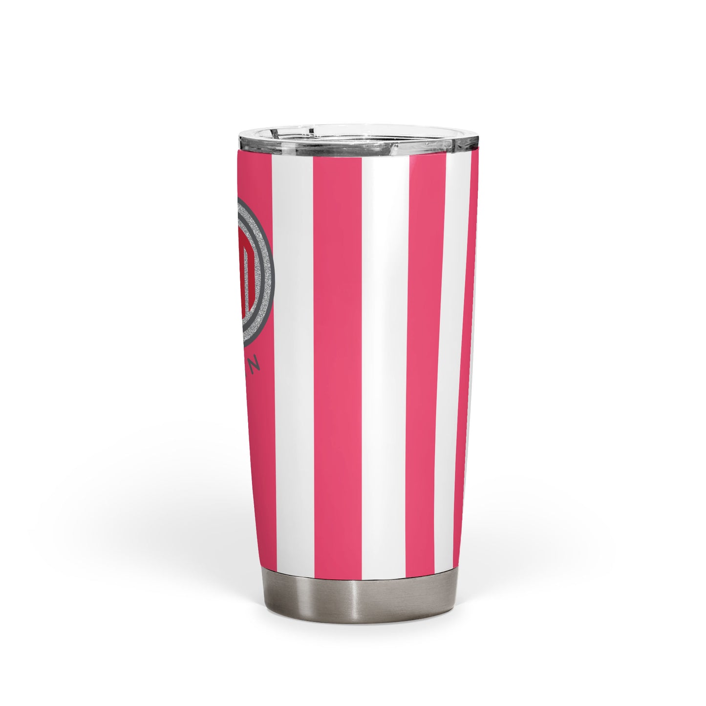 Alpha Omicron Pi Personalized Striped Tumbler - Ivy Society