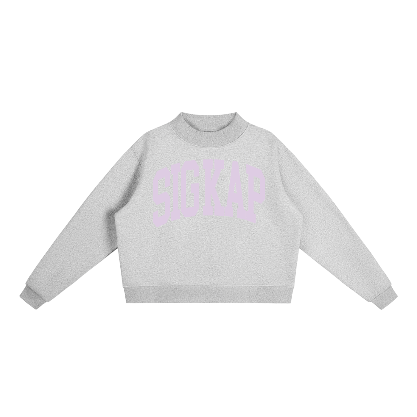 Sigma Kappa Big Mock Neck Sweatshirt - Ivy Society