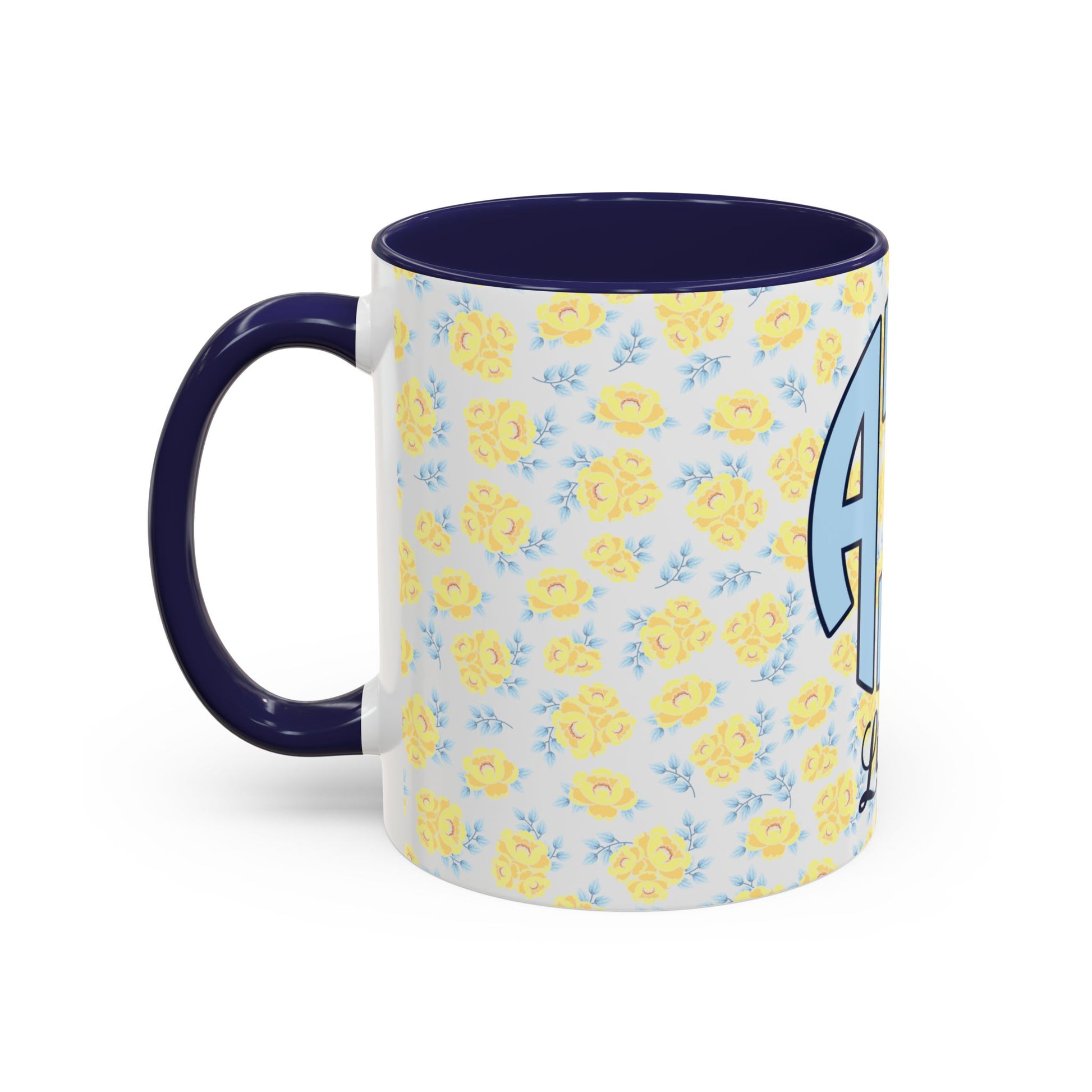 Alpha Xi Delta Personalized Flower Mug - Ivy Society