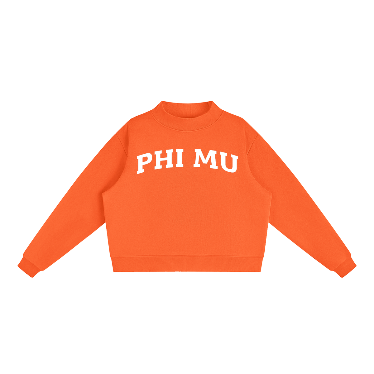 Phi Mu Mock Neck Sweatshirt