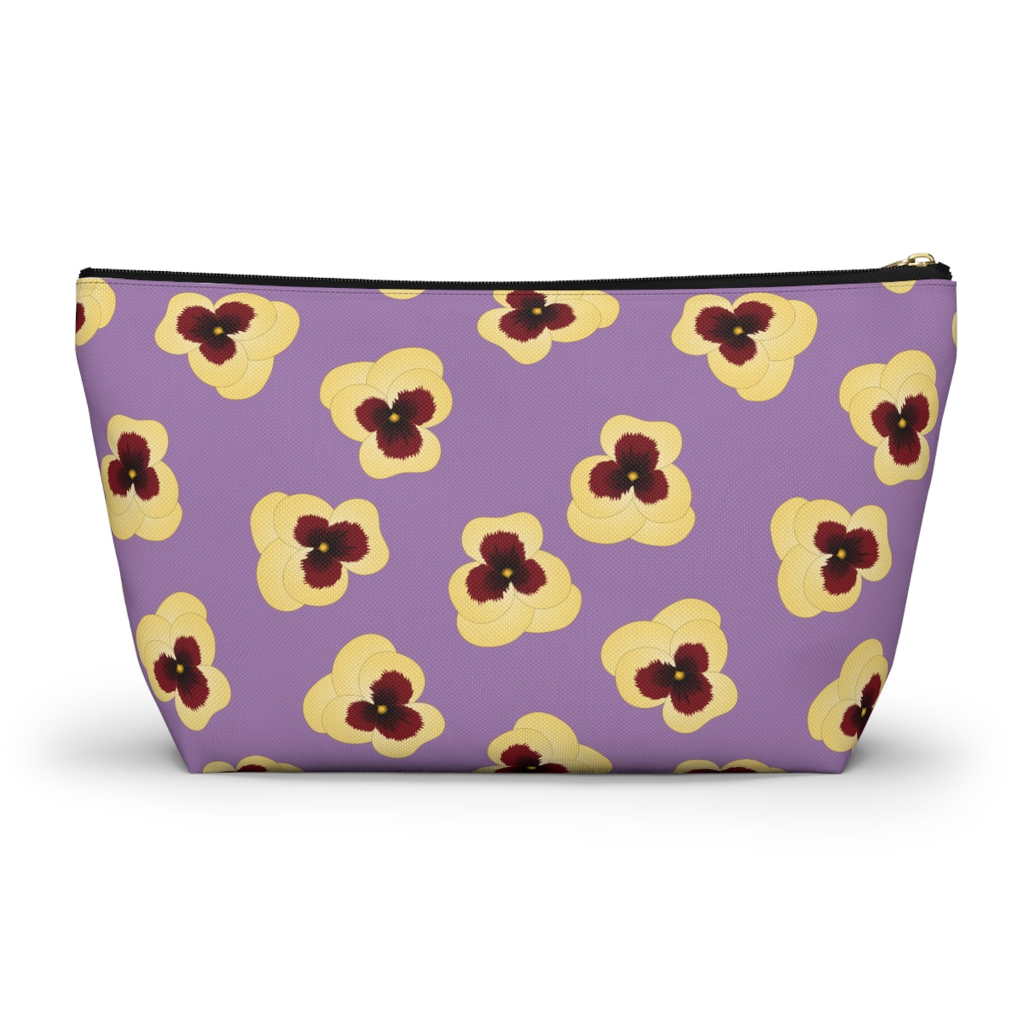 Kappa Alpha Theta Personaized Pansy Makeup Bag - Ivy Society
