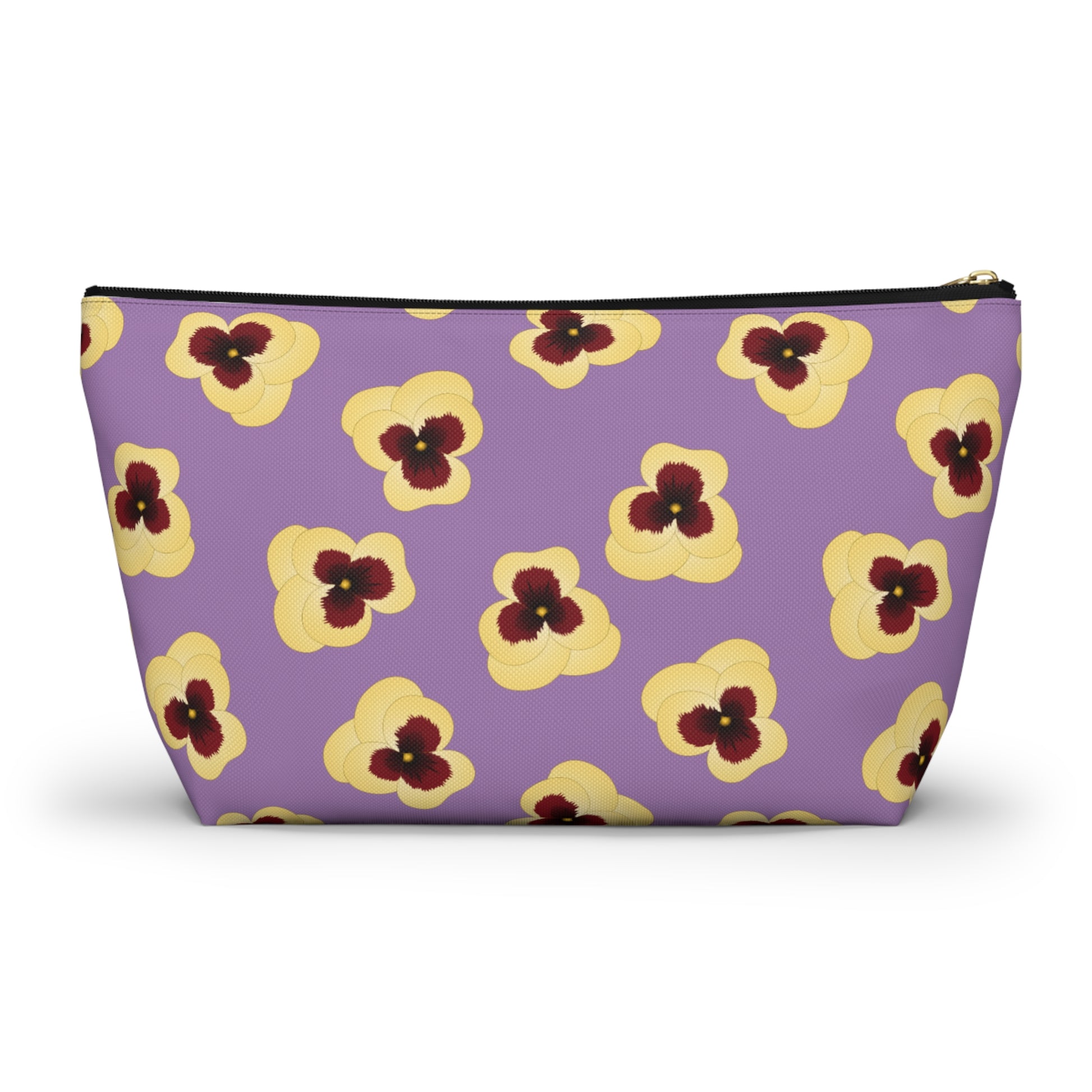 Kappa Alpha Theta Personaized Pansy Makeup Bag - Ivy Society