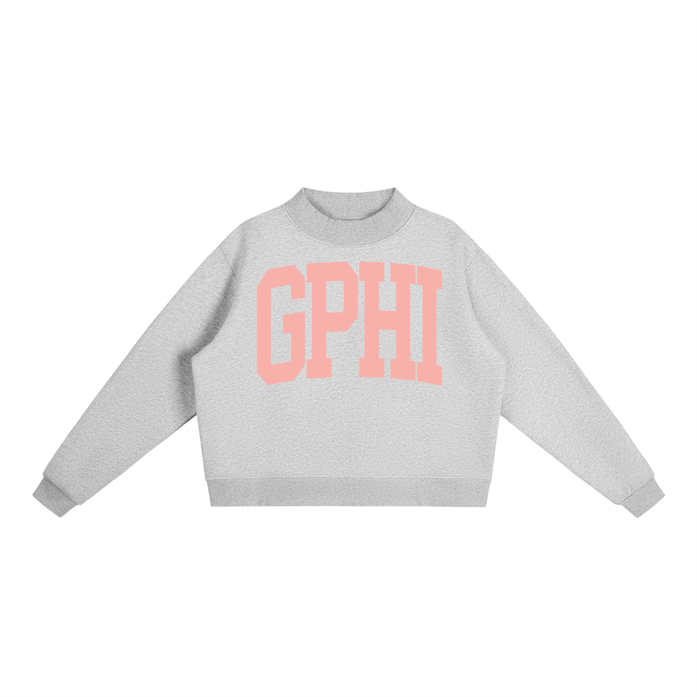 Gamma Phi Beta Big Mock Neck Sweatshirt - Ivy Society