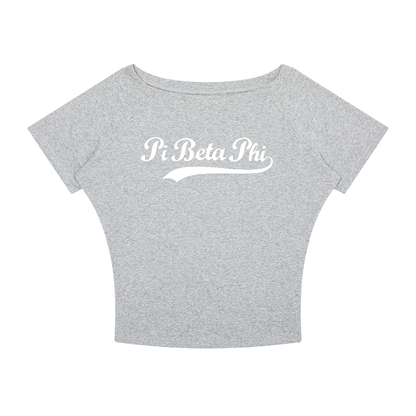 Pi Beta Phi Off the Shoulder Tee