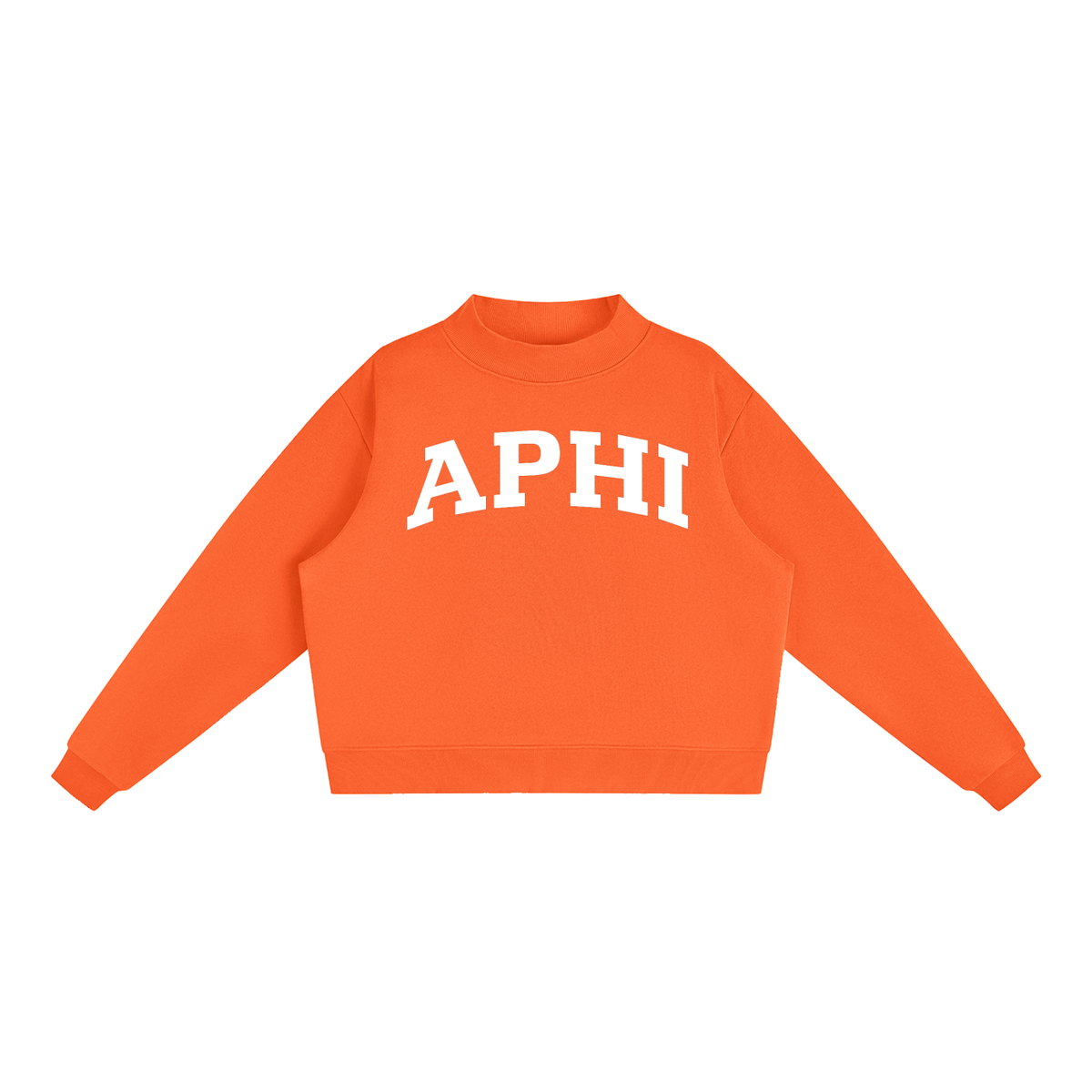 Alpha Phi Mock Neck Sweatshirt