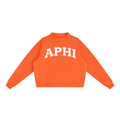 Alpha Phi Mock Neck Sweatshirt