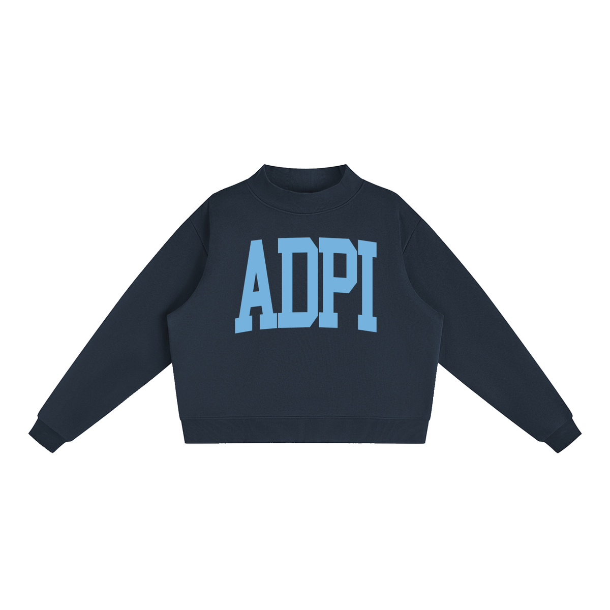 Alpha Delta Pi Big Mock Neck Sweatshirt