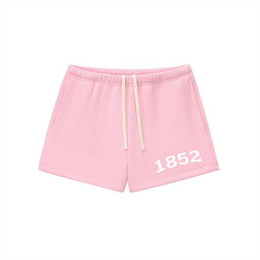 Phi Mu Fleece Drawstring Shorts - Ivy Society