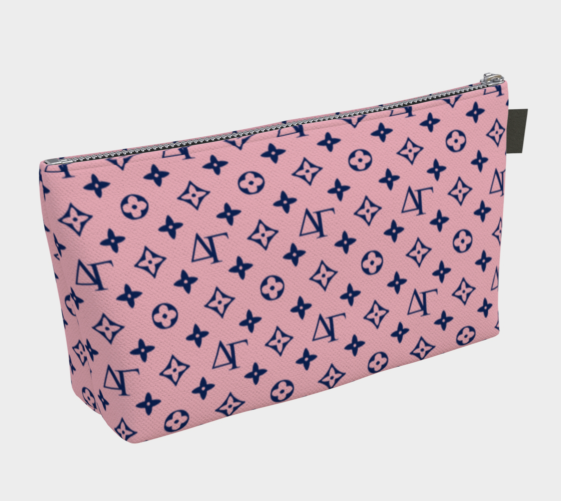Delta Gamma Design Makeup Bag