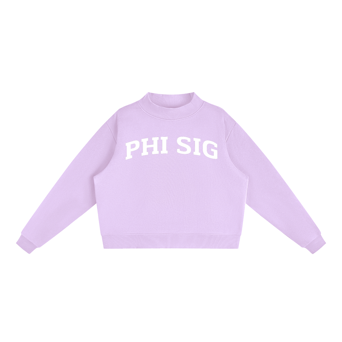 Phi Sigma Sigma Mock Neck Sweatshirt