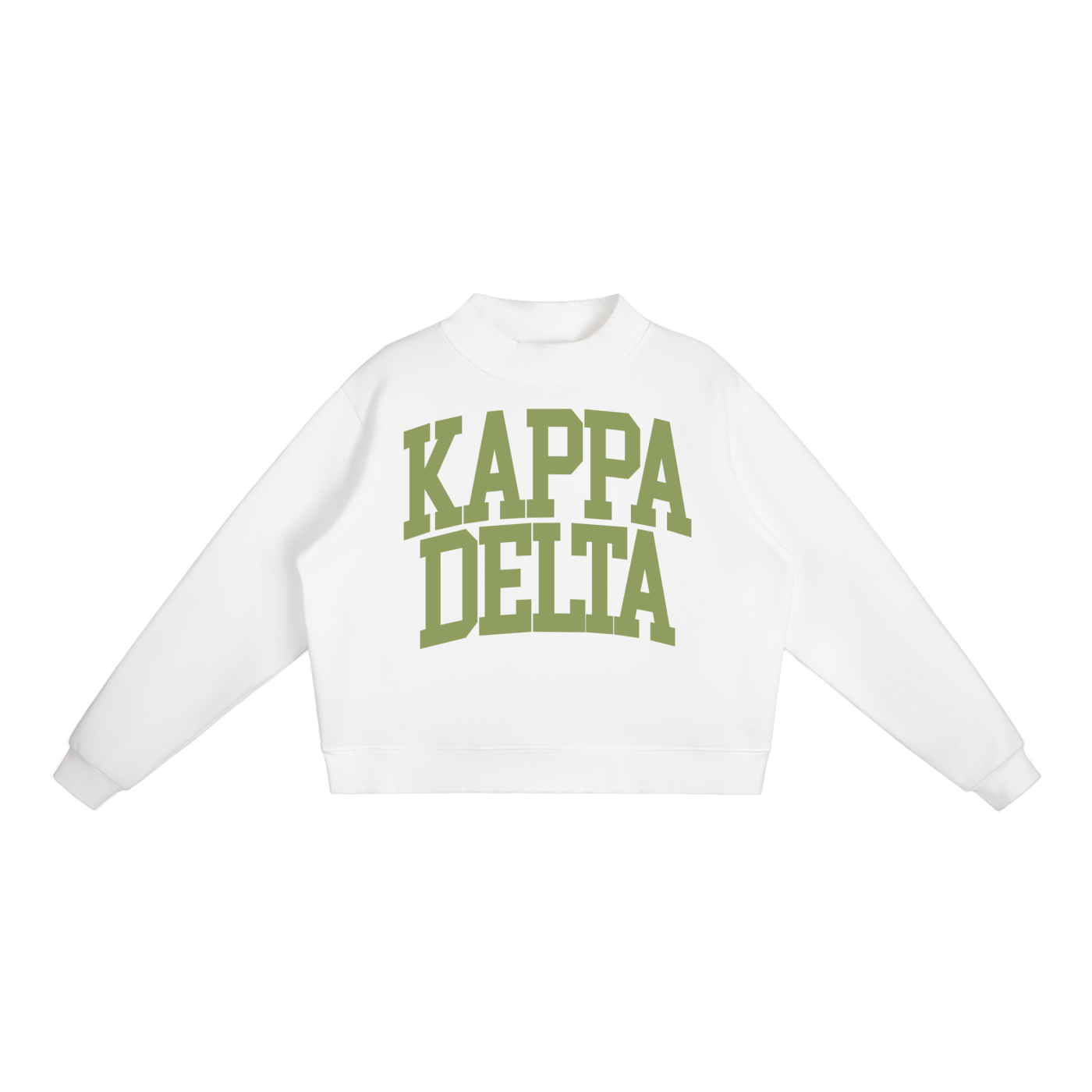 Kappa Delta Big Mock Neck Sweatshirt - Ivy Society