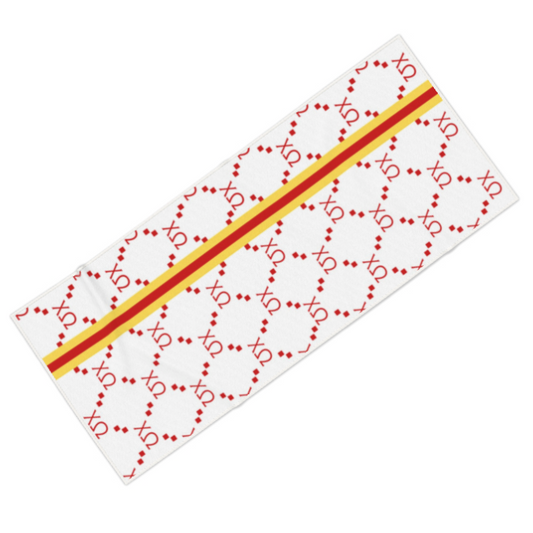Chi Omega Pattern Beach Towel - Ivy Society