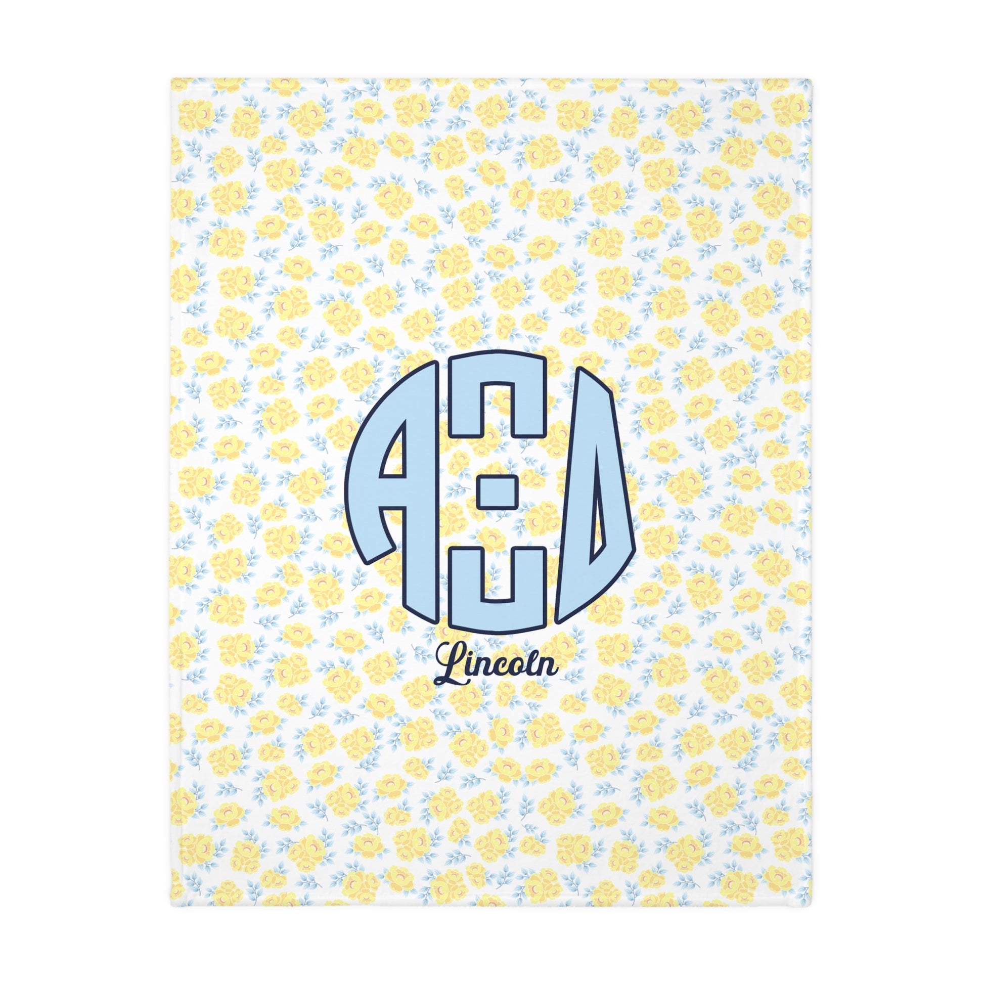Alpha Xi Delta Double Sided Personalized Fleece Blanket - Ivy Society