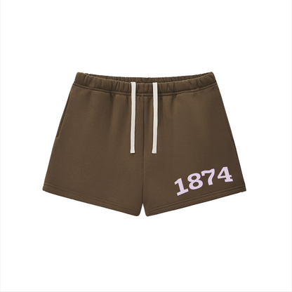 Sigma Kappa Purple Fleece Drawstring Shorts