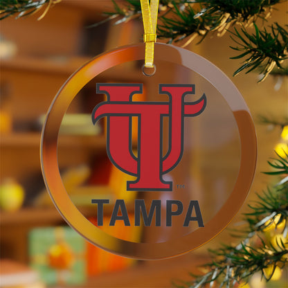 University of Tampa Glass Ornament - Ivy Society