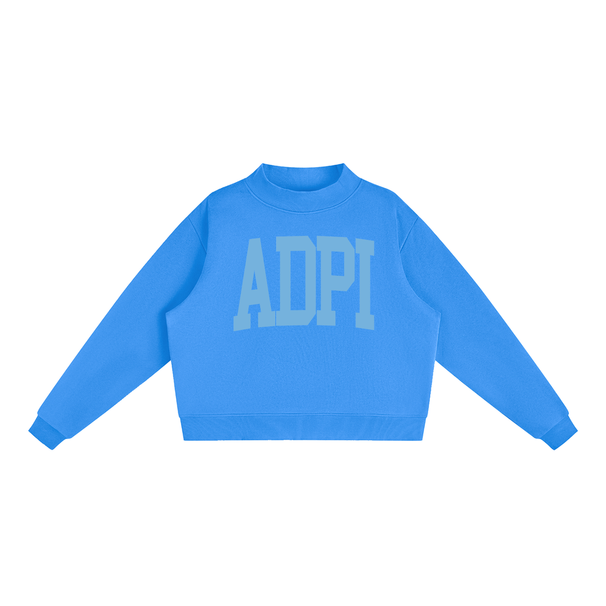 Alpha Delta Pi Big Mock Neck Sweatshirt
