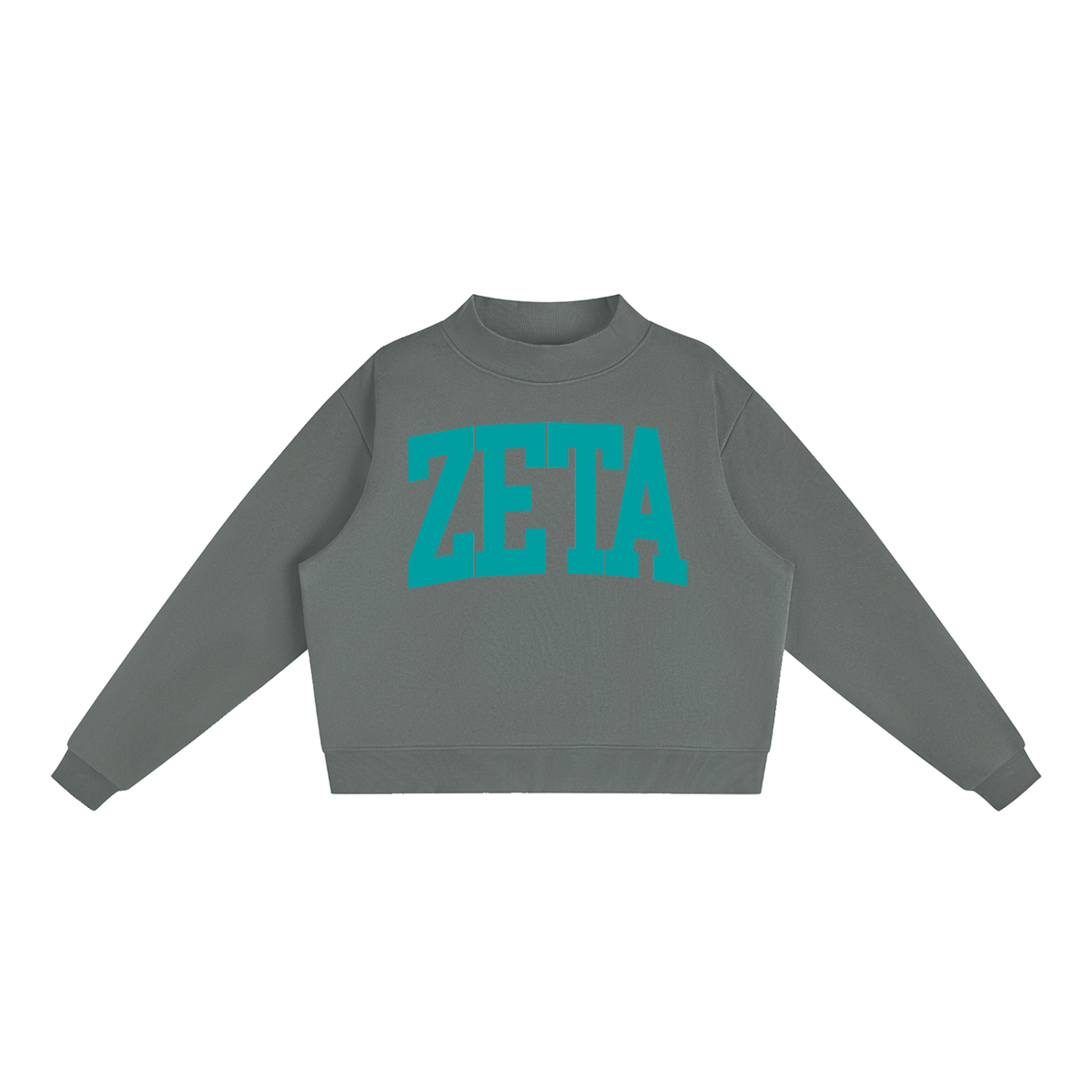 Zeta Tau Alpha Big Mock Neck Sweatshirt