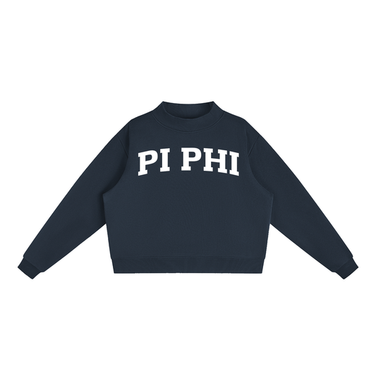 Pi Beta Phi Mock Neck Sweatshirt - Ivy Society