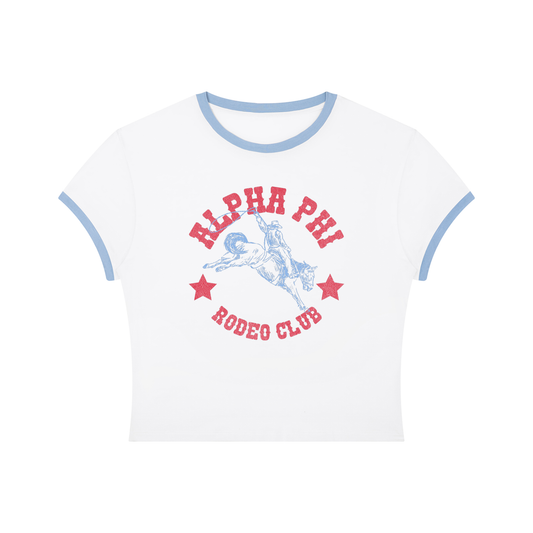 Alpha Phi Rodeo Club Ringer Tee