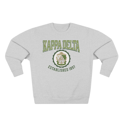 Kappa Delta Crest Sweatshirt - Ivy Society