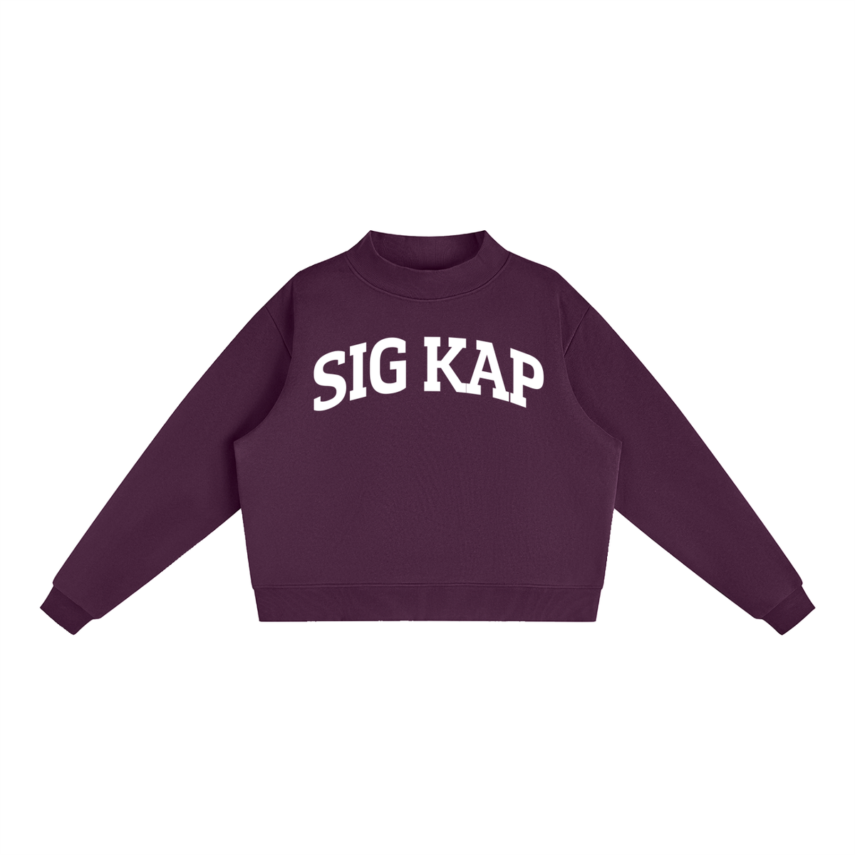 Sigma Kappa Mock Neck Sweatshirt