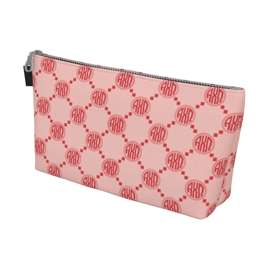 Alpha Chi Omega Print Makeup Bag