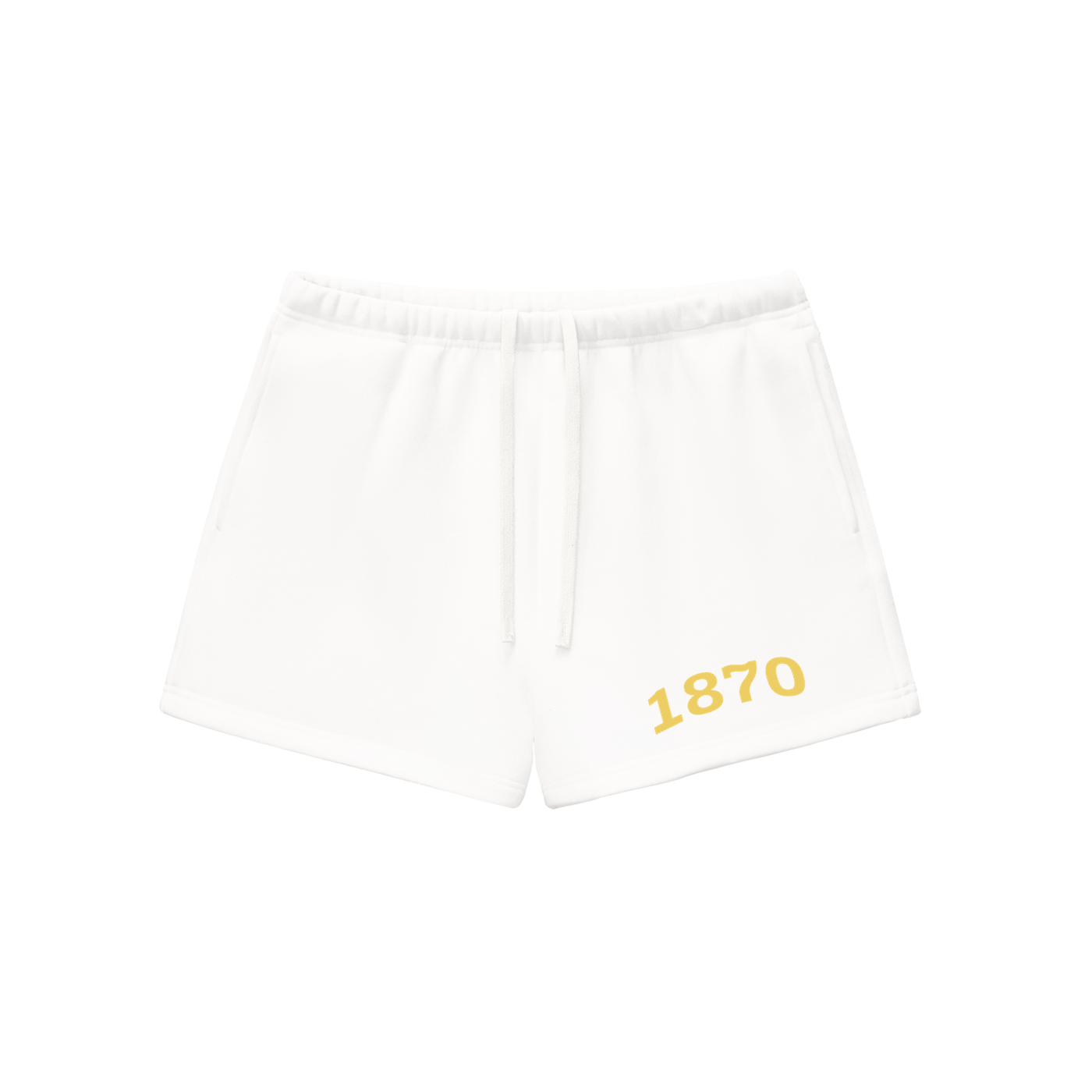 Gold Kappa Alpha Theta Fleece Drawstring Shorts - Ivy Society