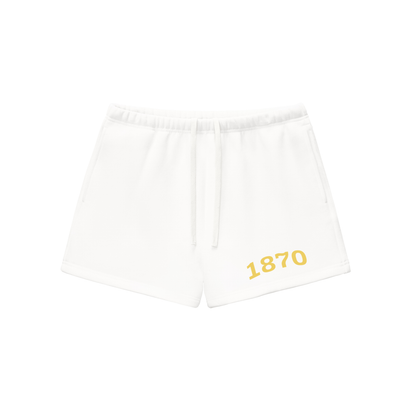 Gold Kappa Alpha Theta Fleece Drawstring Shorts - Ivy Society
