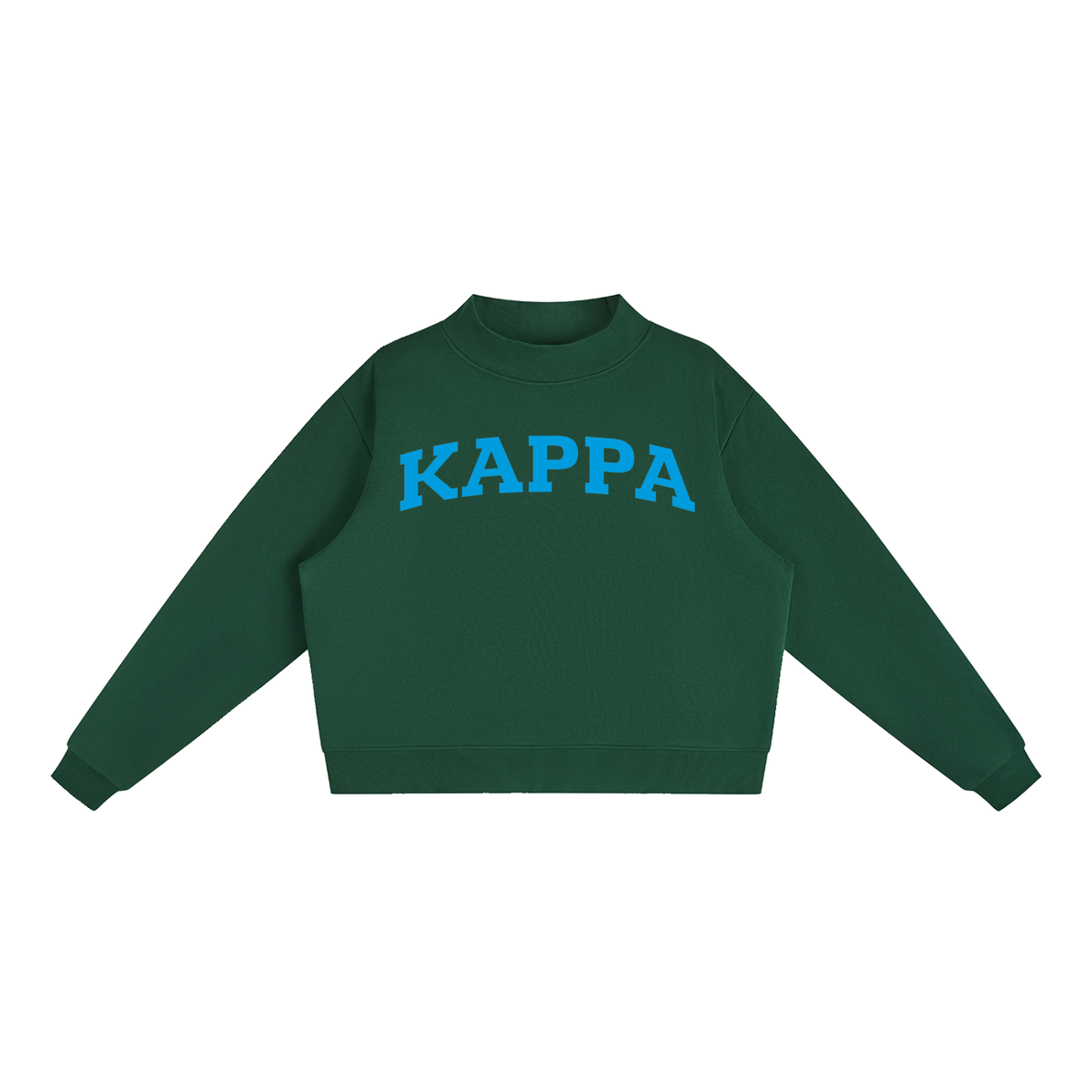 Kappa Kappa Gamma Blue Mock Neck Sweatshirt
