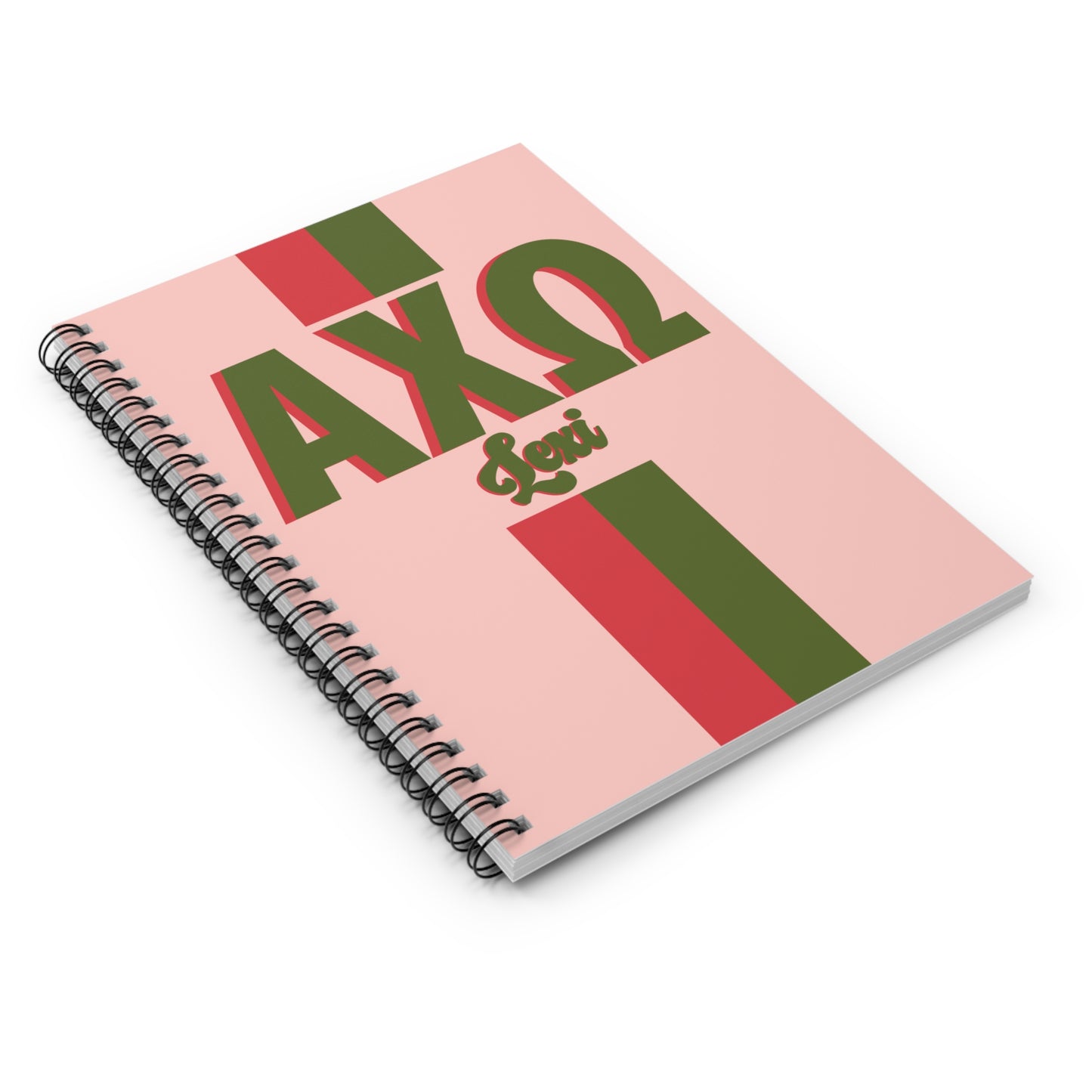Alpha Chi Omega Personalized Notebook