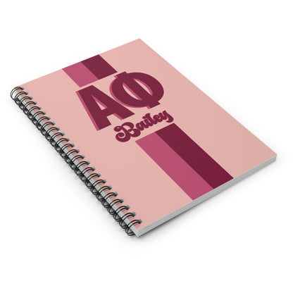 Alpha Phi Personalized Notebook