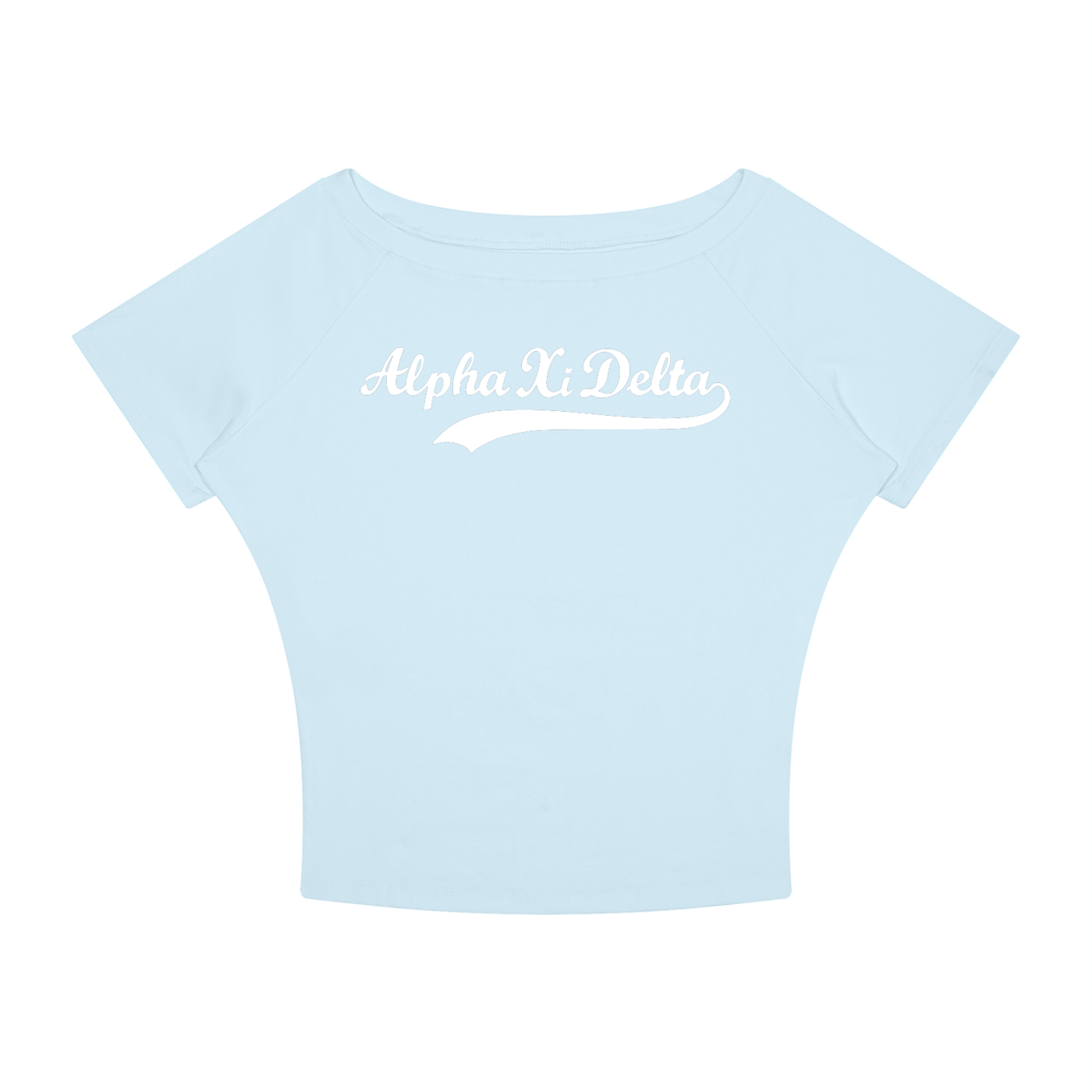 Alpha Xi Delta Off the Shoulder Tee