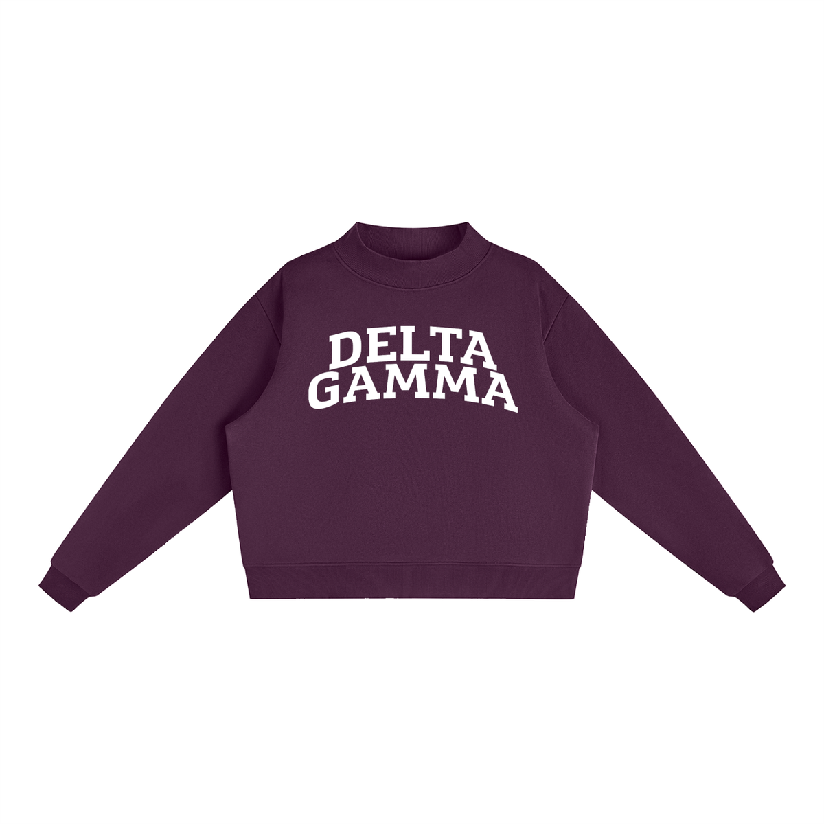 Delta Gamma Mock Neck Sweatshirt