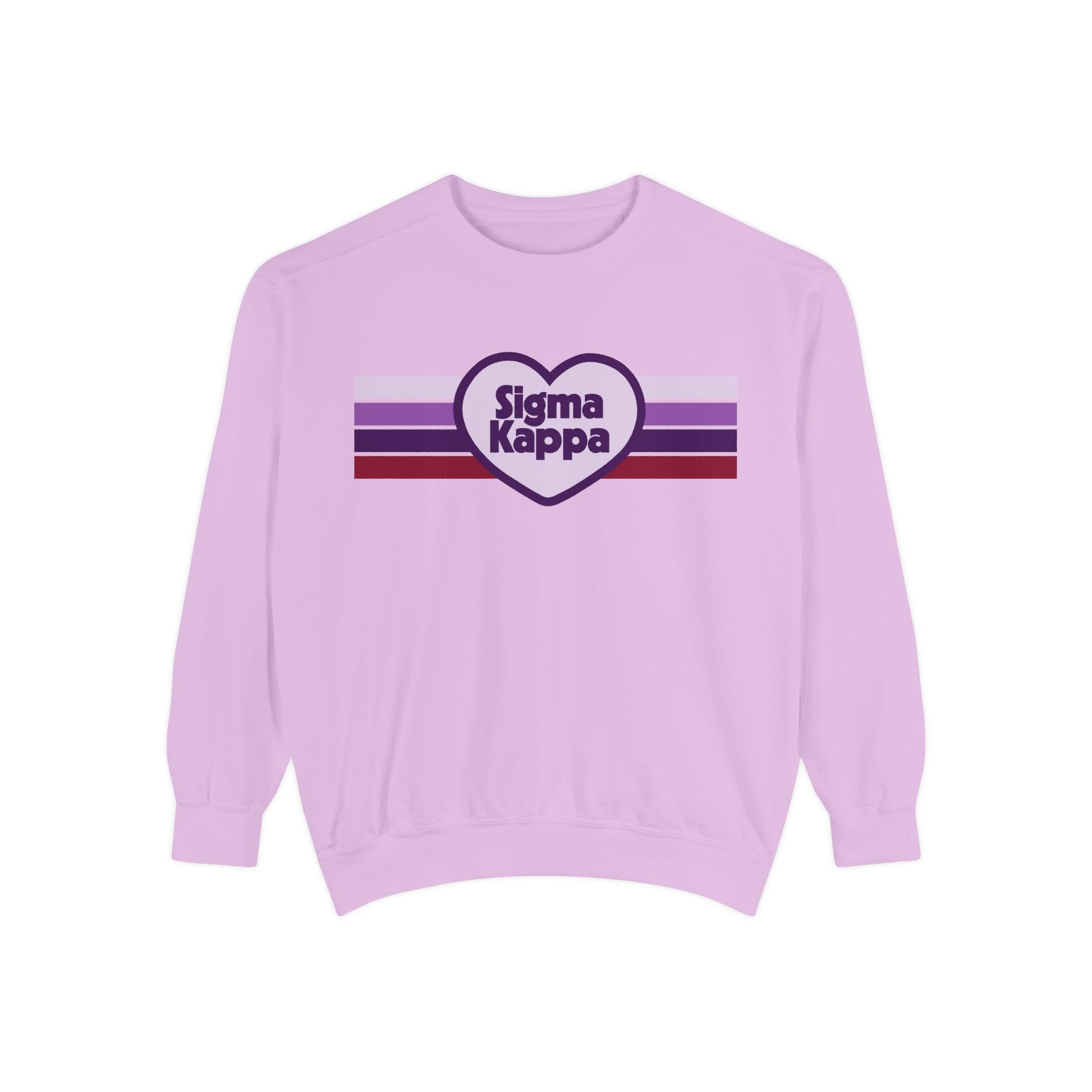 Sigma Kappa Retro Heart Sweatshirt - Ivy Society