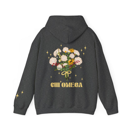 Chi Omega Bouquet Hoodie - Ivy Society