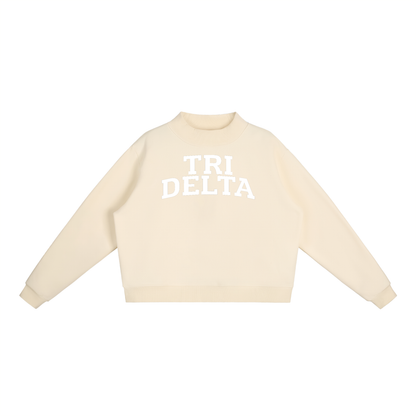 Tri Delta Mock Neck Sweatshirt - Ivy Society