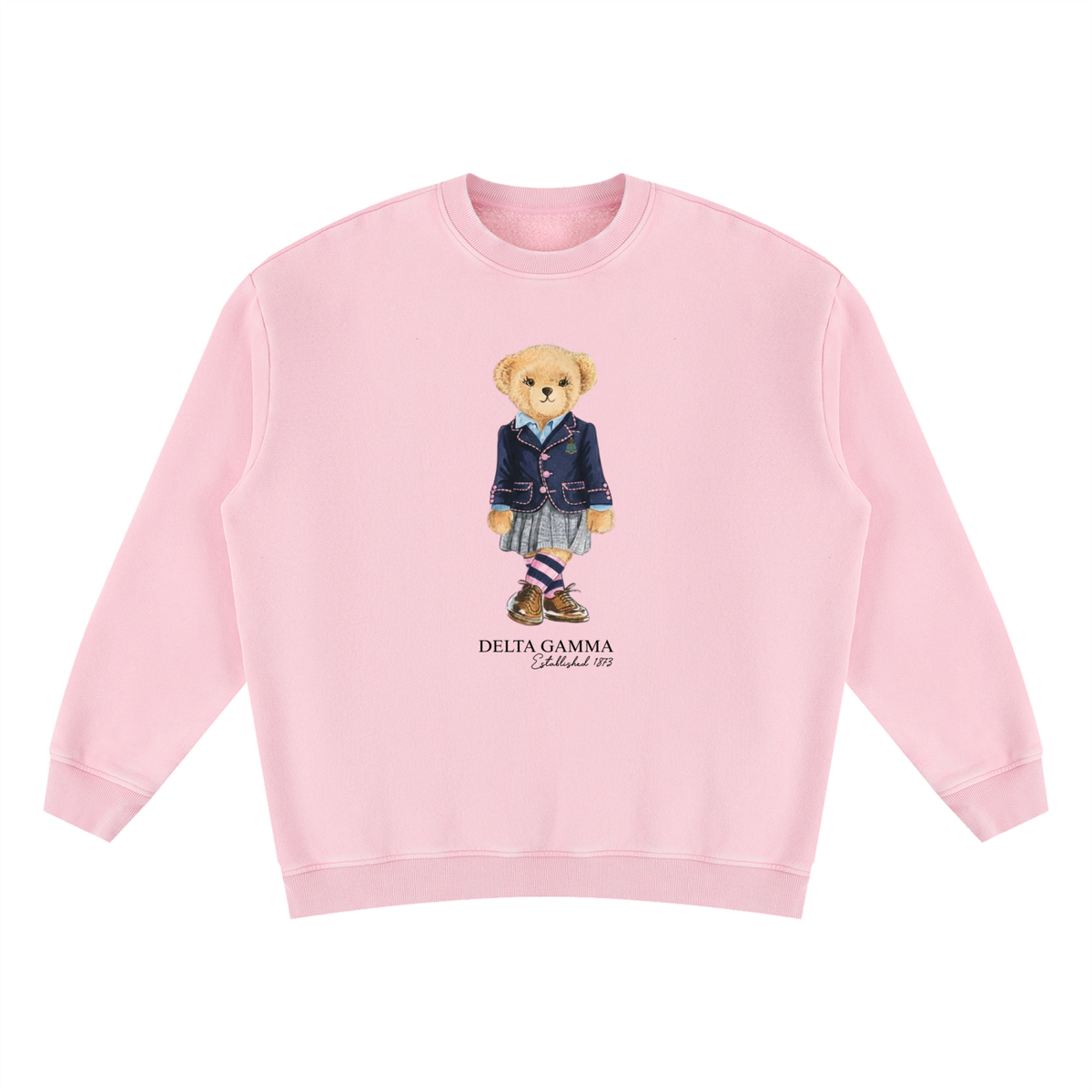 Delta Gamma Sorority Bear Vintage Wash Sweatshirt