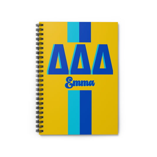 Tri Delta Personalized Notebook