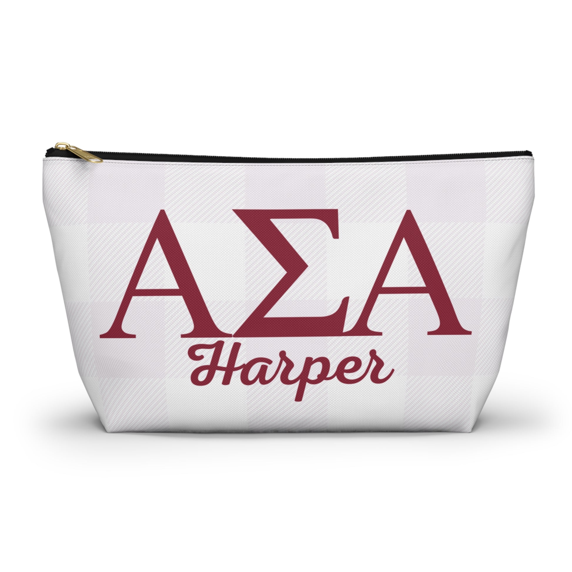 Alpha Sigma Alpha Personalized Makeup Bag - Ivy Society
