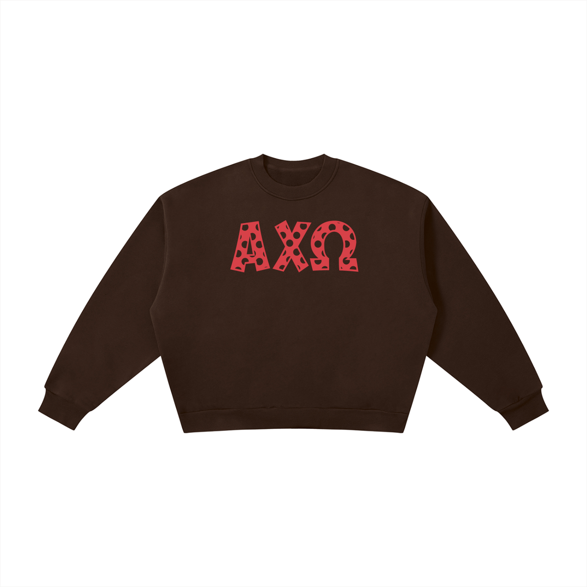 Alpha Chi Omega Polka Dot Sweatshirt - Ivy Society