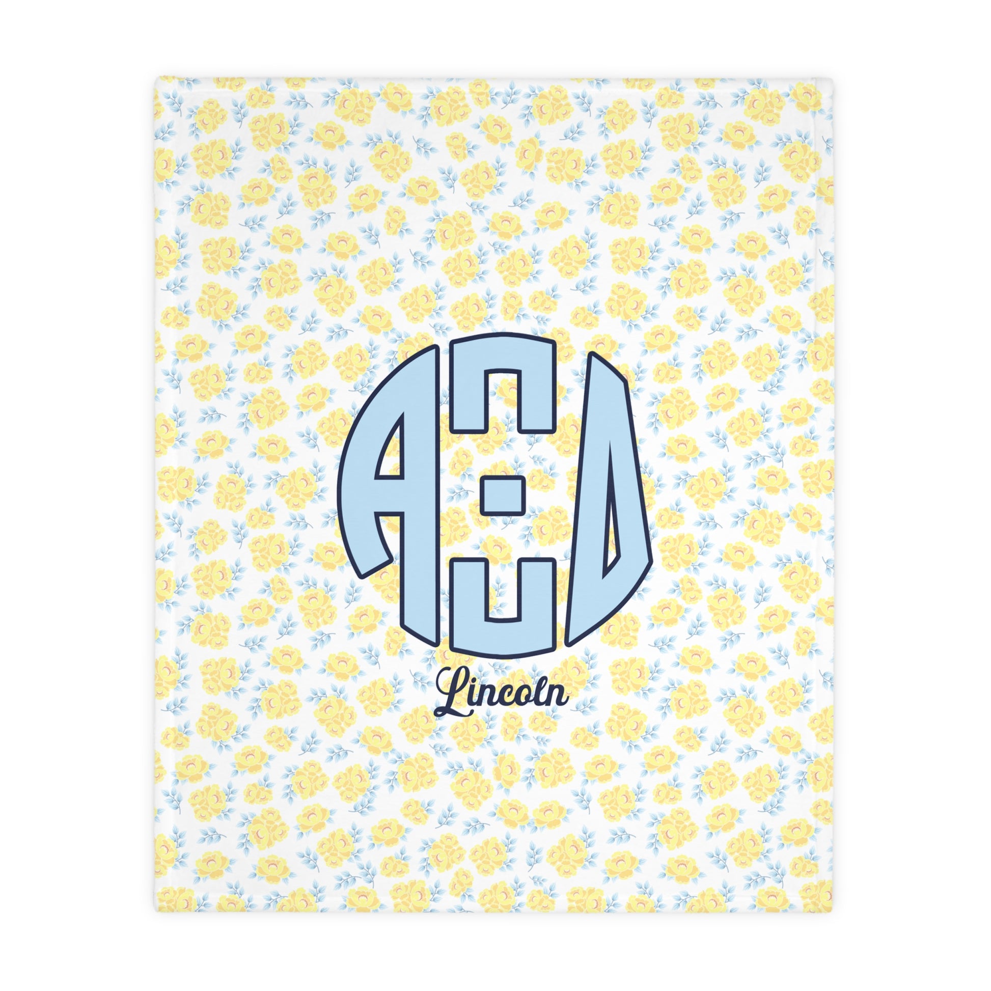Alpha Xi Delta Double Sided Personalized Fleece Blanket - Ivy Society